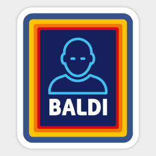 Aldi Baldi Sticker